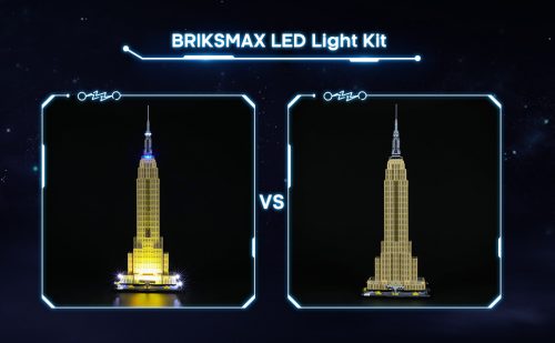 BRIKSMAX LED Világításkészlet LEGO Empire State Building 21046-hez tervezve