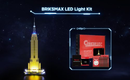  BRIKSMAX LED Világításkészlet LEGO Empire State Building 21046-hez tervezve