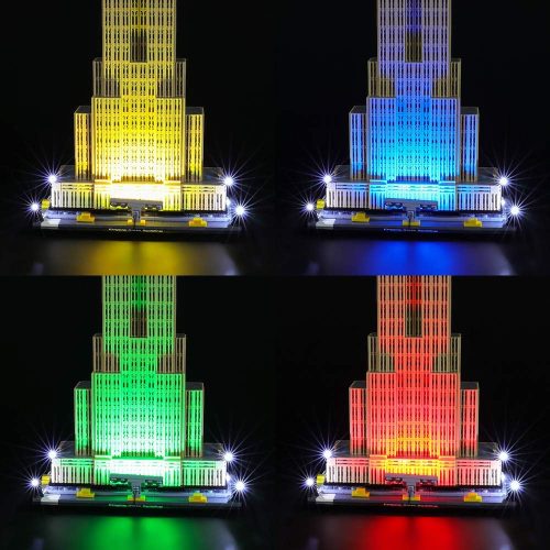  BRIKSMAX LED Világításkészlet LEGO Empire State Building 21046-hez tervezve