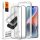 Spigen AlignMaster Glass Fc kijelzővédő üveg – iPhone 13 / 13 Pro / 14 / 16e / 17e, fekete keret, 2 db