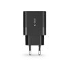 Tech-Protect C30W hálózati töltő, USB-C PD 30 W és USB-A QC 3.0, fekete