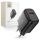 Tech-Protect C20W hálózati töltő, 20 W PD, 1× USB-C + 1× USB-A, fekete