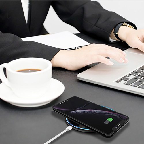 Tech-Protect Qi15W-C1 töltőpad, 15 W, Qi, fekete