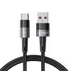 Tech-Protect UltraBoost USB-A–USB-C töltőkábel, 66 W, 1 m, szürke