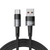 Tech-Protect UltraBoost USB-A–USB-C töltőkábel, 66 W, 2 m, szürke