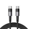 Tech-Protect UltraBoost USB-C–USB-C töltőkábel, 60 W, 2 m, szürke