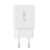 Tech-Protect C35W hálózati töltő, 35 W PD, 2× USB-C, fehér
