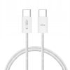 Tech-Protect UltraBoost Classic USB-C–USB-C töltőkábel, 60 W, 1 m, fehér