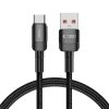Tech-Protect UltraBoost Evo USB-C–USB-C töltőkábel, 100 W, 1 m, fekete