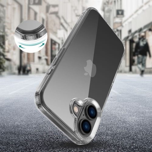 Tech-Protect FlexAir Hybrid tok – iPhone 16, átlátszó