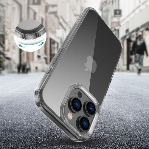 Tech-Protect FlexAir Hybrid tok – iPhone 16 Pro, átlátszó