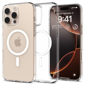   Spigen Liquid Crystal MagSafe tok – iPhone 16 Pro, átlátszó