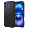 Spigen Liquid Air tok – iPhone 16, matt fekete