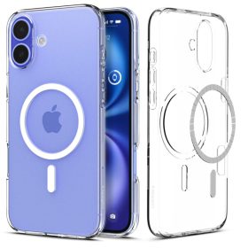 Spigen Liquid Crystal MagSafe tok – iPhone 16, átlátszó