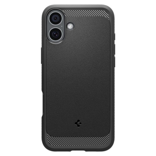 Spigen Rugged Armor MagSafe tok – iPhone 16, matt fekete