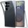 Spigen Liquid Crystal tok – Samsung Galaxy S25 Ultra, átlátszó, sötét kerettel