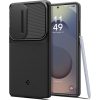Spigen Optik Armor tok – Samsung Galaxy S25 Ultra, fekete