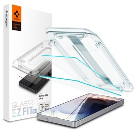   Spigen Glas.tR EZ Fit üvegfólia Samsung Galaxy S25 Ultra készülékhez, 2 db