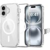 Tech-Protect FlexAir Hybrid MagSafe CC tok – iPhone 16, átlátszó