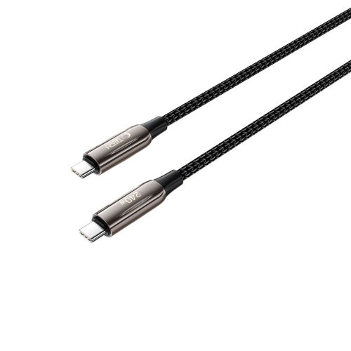 Tech-Protect Ub10T UltraBoost USB-C–USB-C töltőkábel, 240 W, 2 m, fekete