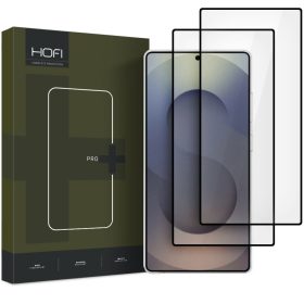   Hofi Glass Pro+ kijelzővédő üveg – Samsung Galaxy S25 Ultra, fekete keret, 2 db
