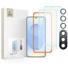 Tech-Protect Supreme Set kijelzővédő üveg – Samsung Galaxy S25+, átlátszó, 2 db, kameravédővel