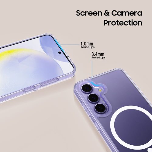 Tech-Protect FlexAir Hybrid MagSafe tok – Samsung Galaxy S25, átlátszó
