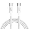 Tech-Protect UltraBoost Lite USB-C–USB-C töltőkábel, 60 W, 2 m, fehér