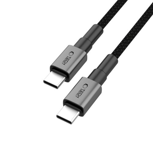 Tech-Protect UltraBoost DNA USB-C – USB-C kábel, PD 100 W / 5 A, 1 m, szürke