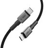 Tech-Protect UltraBoost DNA USB-C–USB-C töltőkábel, 100 W, 2 m, szürke