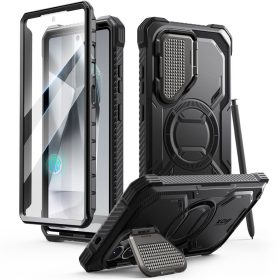   Supcase Iblsn Armorbox MagSafe tok – Samsung Galaxy S25 Ultra, fekete