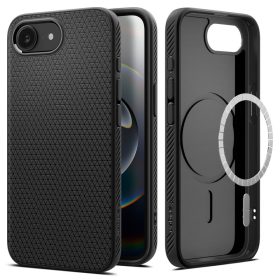   Spigen Liquid Air MagSafe tok – iPhone 16e / 17e, matt fekete