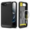 Spigen Rugged Armor MagSafe tok – iPhone 16e / 17e, matt fekete