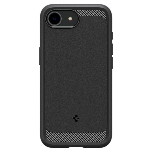 Spigen Rugged Armor MagSafe tok – iPhone 16e / 17e, matt fekete