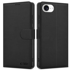 Tech-Protect Wallet tok – iPhone 16e / 17e, matt fekete