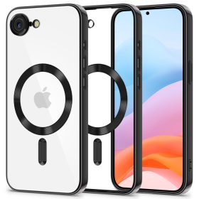   Tech-Protect MagFlex MagSafe tok – iPhone 16e / 17e, fényes fekete