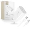 Tech-Protect NC20W hálózati töltő, 20 W PD, 1× USB-C, fehér, kábellel