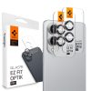 Spigen Optik Pro Glas.tR EZ Fit kameravédő üveg – Samsung Galaxy S25 Edge, fekete, 2 készlet