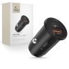 Tech-Protect CC02 autós töltő, 35 W PD, USB-C + USB-A, fekete