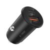 Tech-Protect CC02 autós töltő, 35 W PD, USB-C + USB-A, fekete