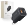 Tech-Protect NCM33 hálózati töltő, 33 W PD, 1× USB-C + 1× USB-A, fekete