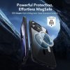 ESR Classic Hybrid MagSafe CC tok – iPhone 17, átlátszó / fekete, 1 db üveggel
