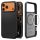 Spigen Enzo Aramid T MagSafe CC tok – iPhone 17 Pro Max / 18 Pro Max, fekete