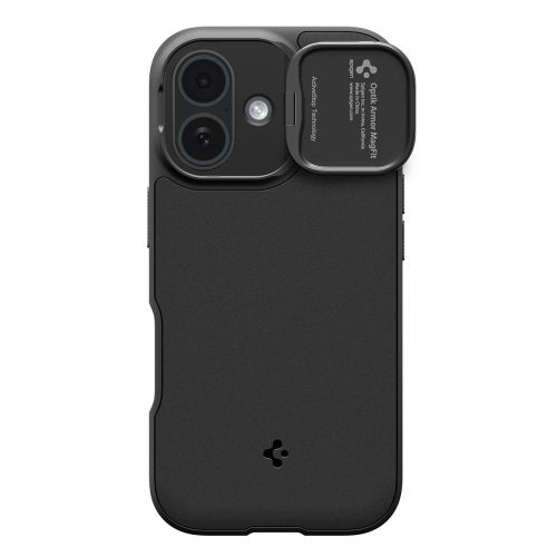 Spigen Optik Armor MagSafe tok – iPhone 17, fekete
