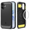 Spigen Rugged Armor MagSafe tok – iPhone 17, matt fekete