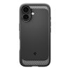 Spigen Rugged Armor MagSafe tok – iPhone 17, matt fekete