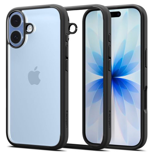 Spigen Ultra Hybrid tok – iPhone 17, matt fekete