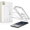 Tech-Protect Quick Set+ kijelzővédő üveg – iPhone Air, fekete keret, 2 db