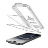 Tech-Protect Quick Set+ kijelzővédő üveg – iPhone Air, fekete keret, 2 db