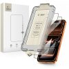 Tech-Protect Quick Set+ kijelzővédő üveg – iPhone 17 Pro, fekete keret, 2 db